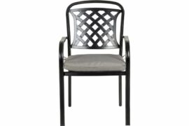 Alternative view of Preston spisestol - Riven Grey