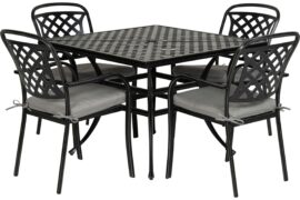 Preston spisestol - Riven Grey