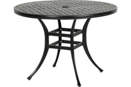 Preston spisebord Ø105 - Riven Grey