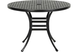 Alternative view of Preston spisebord Ø105 - Riven Grey