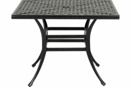 Alternative view of Preston spisebord 102x102 - Riven Grey