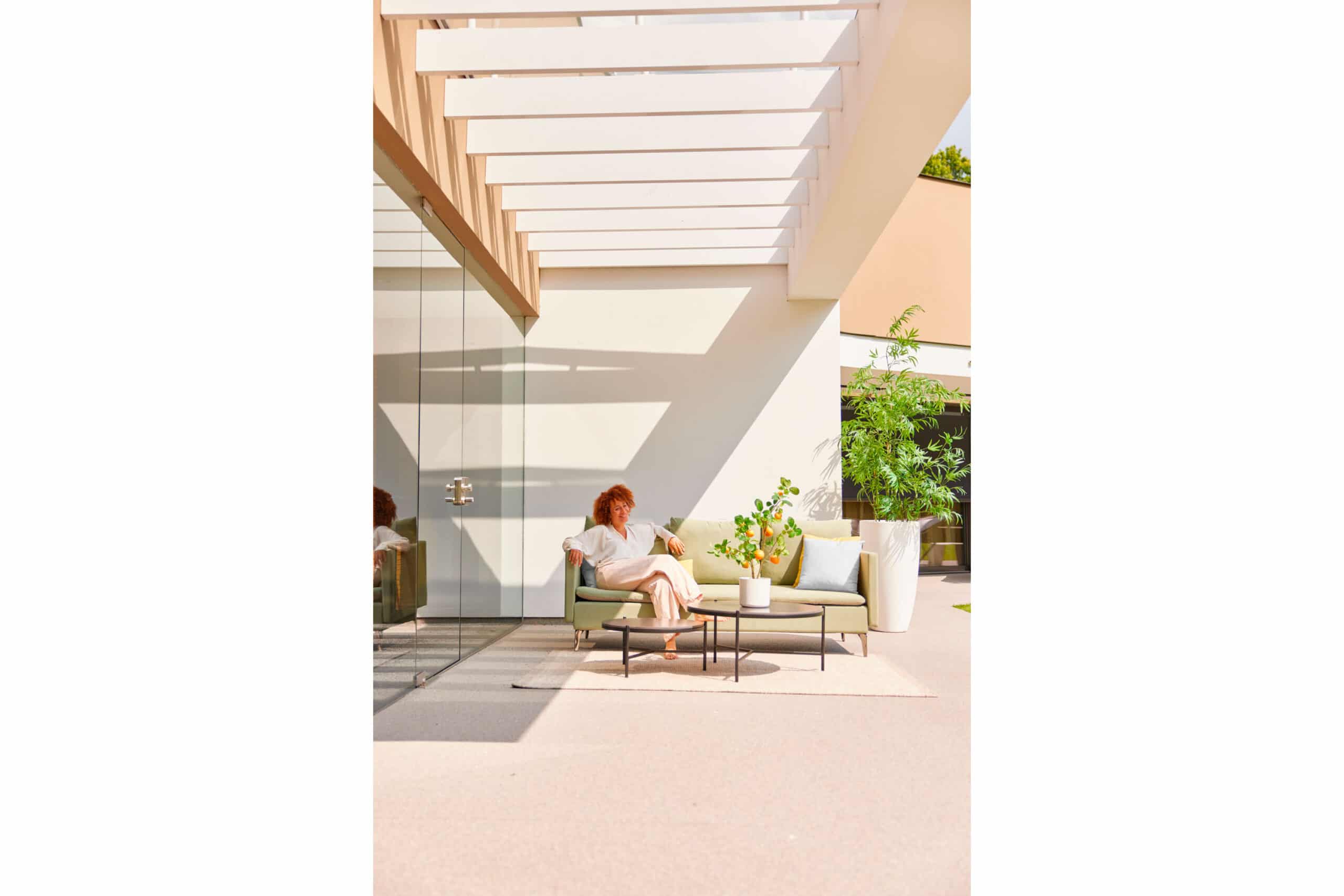 Hunter 3-seter sofa - Sunbrella almond Hunter 3-seter sofa - Sunbrella almond - Bilde 5