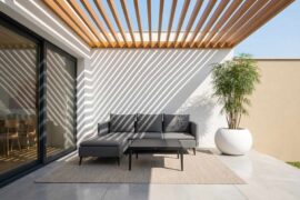 Alternative view of Hunter sofagruppe 3-seter med sjeselong og bord – Sunbrella flanelle