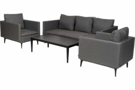 Hunter sofagruppe 3+1+1 med bord – Sunbrella flanelle