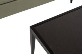 Hunter sofagruppe 3+2 med bord – Sunbrella almond