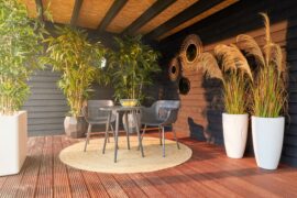 Alternative view of Sophie Studio bistrobord Ø66 - carbon black/antrasitt