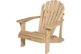 Huntsville Adirondack Stol - Hvit Sedertre
