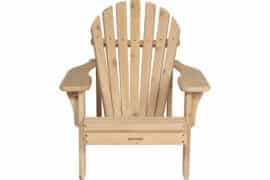 Huntsville Adirondack Stol - Hvit Sedertre Huntsville Adirondack Stol - Hvit Sedertre - Bilde 3