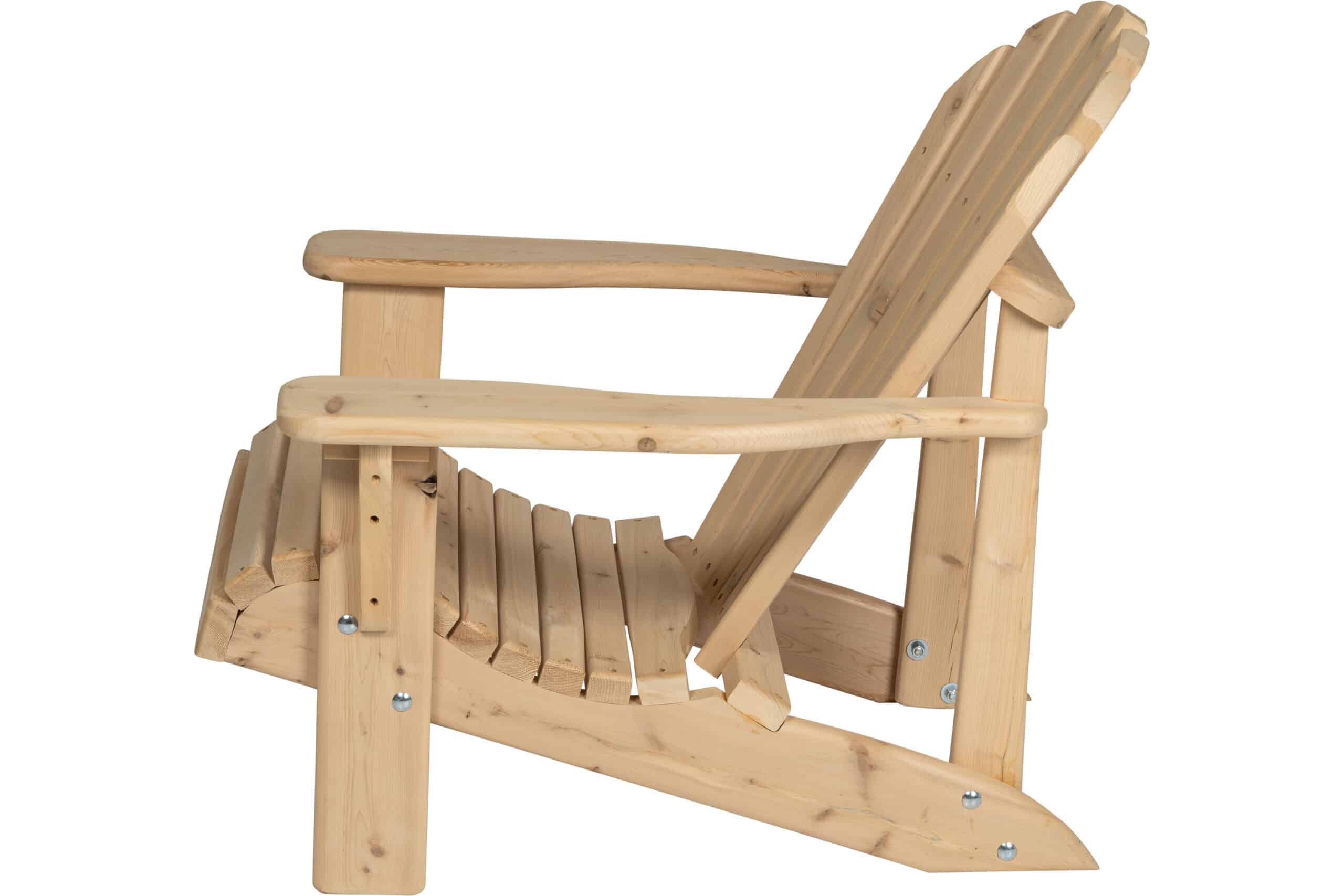 Huntsville Adirondack Stol - Hvit Sedertre Huntsville Adirondack Stol - Hvit Sedertre - Bilde 4