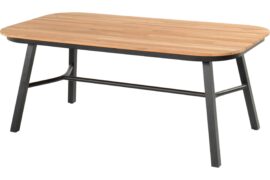 Tubb spisebord alu/teak