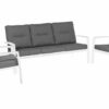 Canberra sofagruppe 3+1+1 - royal white