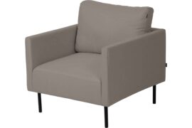 Evita sofastol - sort/brungrå