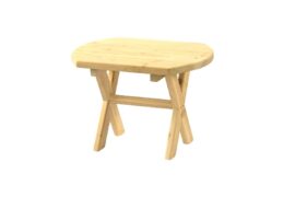 Huntsville Adirondack sidebord - Hvit Sedertre - Bilde 4