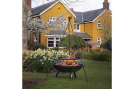 Alternative view of Trebent Stativ og BBQ stekeplate - Stål