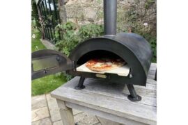 Vedfyrt Pizzaovn - Stål