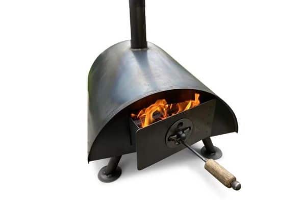 Vedfyrt Pizzaovn - Stål - Bilde 2