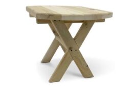 Huntsville Adirondack sidebord - Hvit Sedertre - Bilde 3