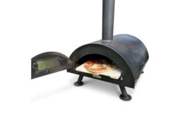 Vedfyrt Pizzaovn - Stål