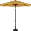 Solar Line parasoll Ø300 - black/curry yellow