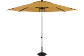 Solar Line parasoll Ø300 - black/curry yellow