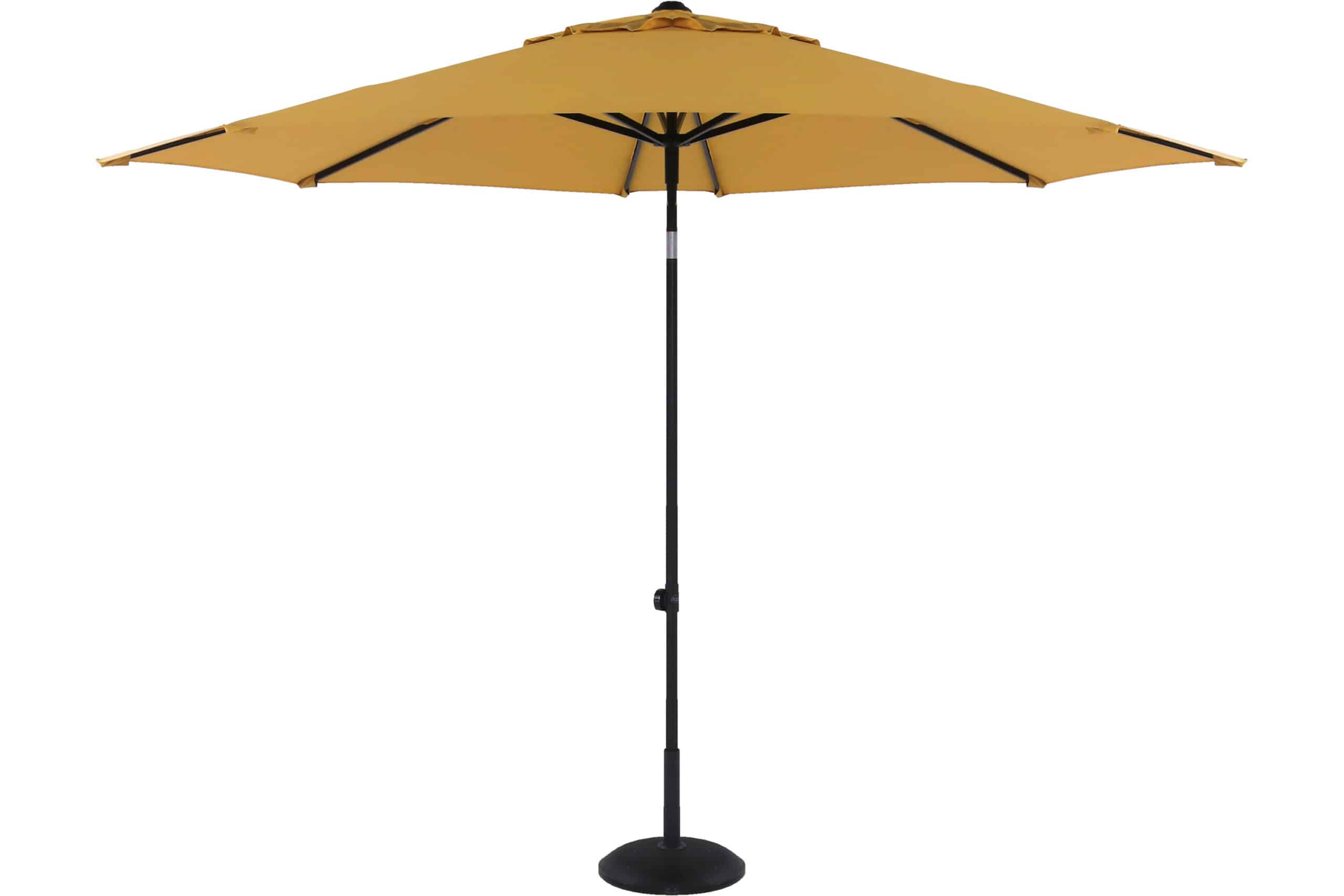 Solar Line parasoll Ø300 - black/curry yellow Solar Line parasoll Ø300 - black/curry yellow