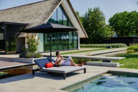 Alternative view of Solar Line parasoll Ø300 - black/black