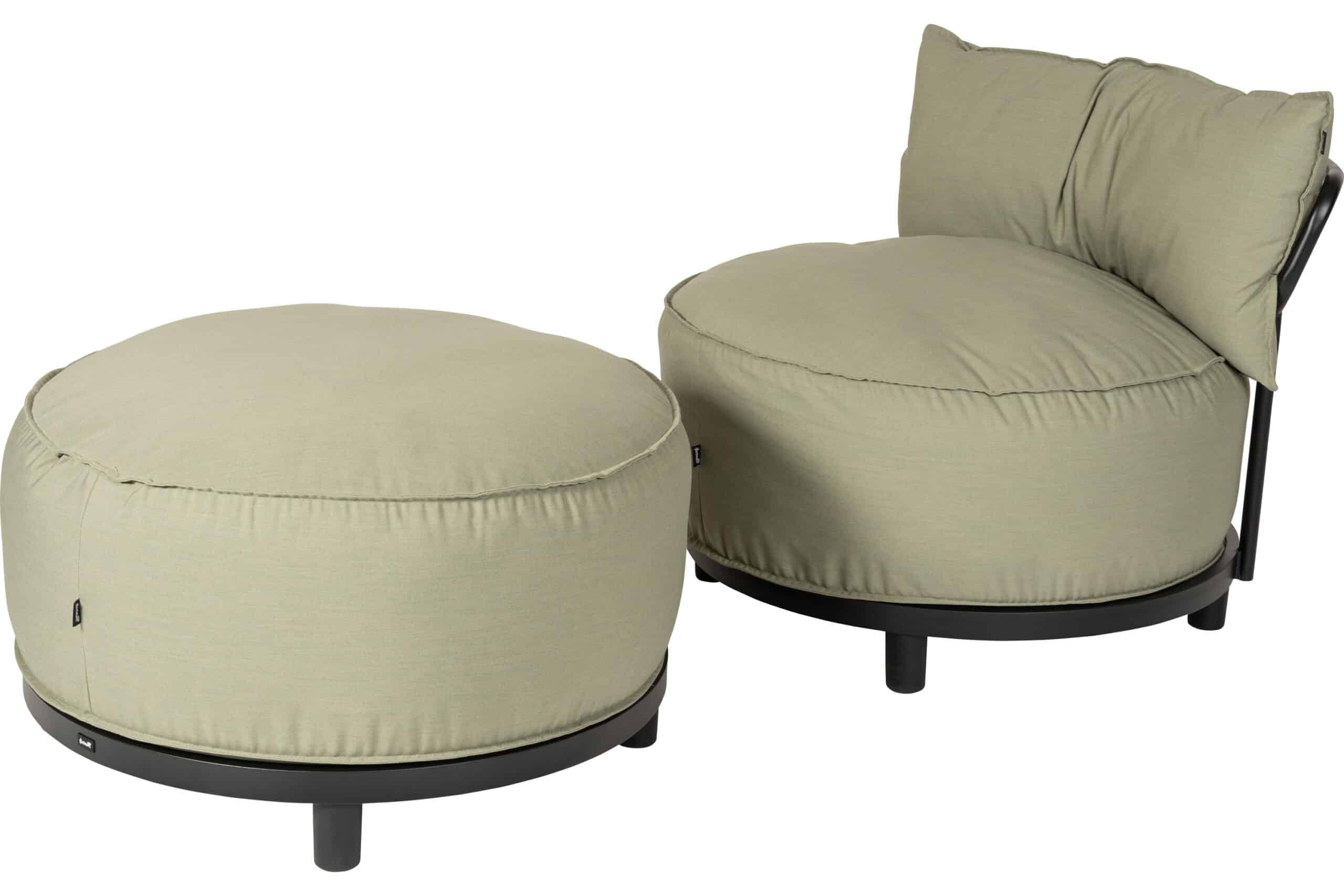 Emma Puff - Sunbrella Almond Emma Puff - Sunbrella Almond - Bilde 2