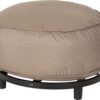 Emma Puff - Sunbrella Taupe Chiné