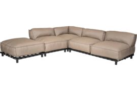 Alternative view of Emma 2-seter uten arm - Sunbrella Taupe Chiné