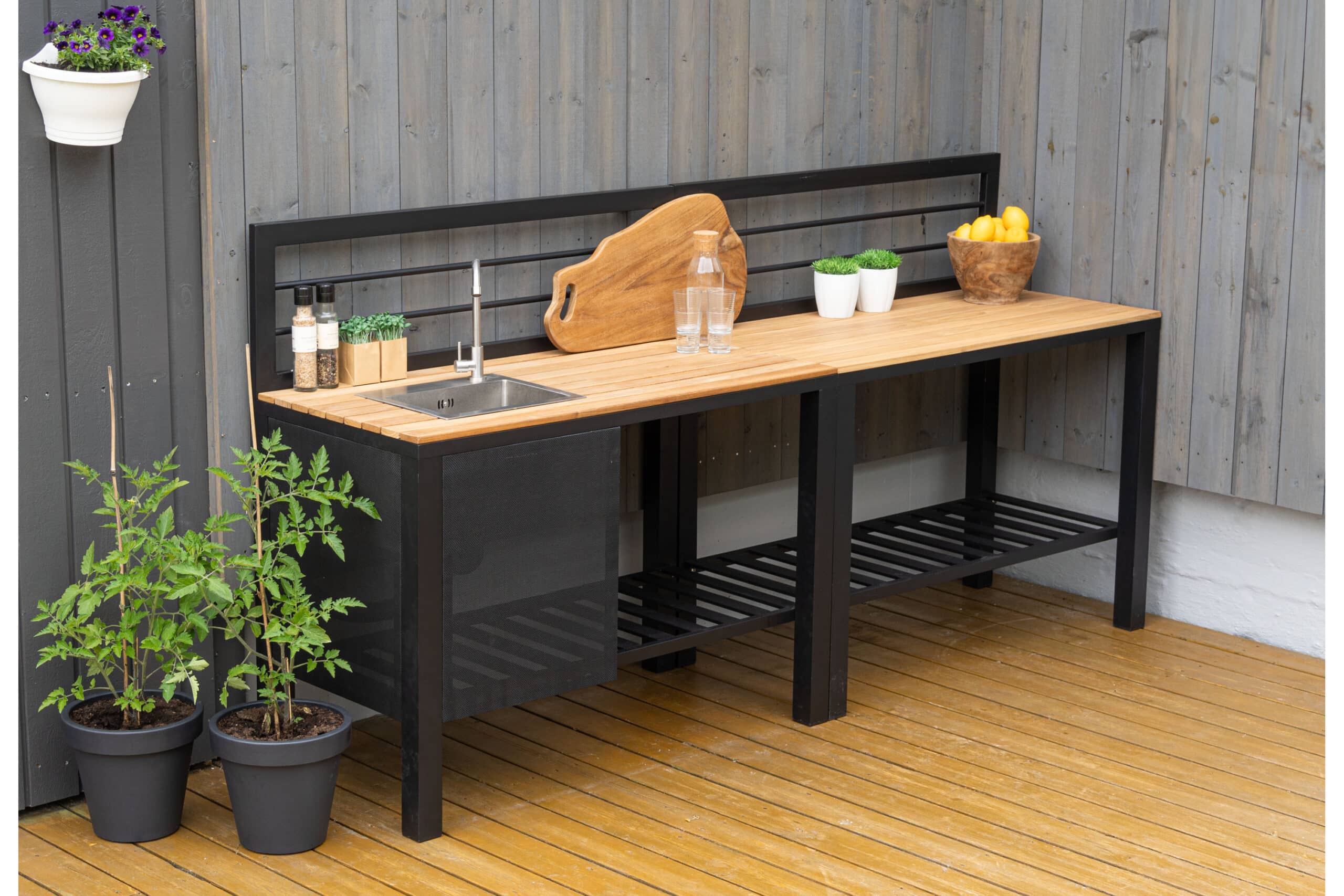 Aspen arbeidsbenk - teak Aspen arbeidsbenk - teak - Bilde 2