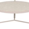 Nika sofabord Ø82 - Beige/Terrazzo