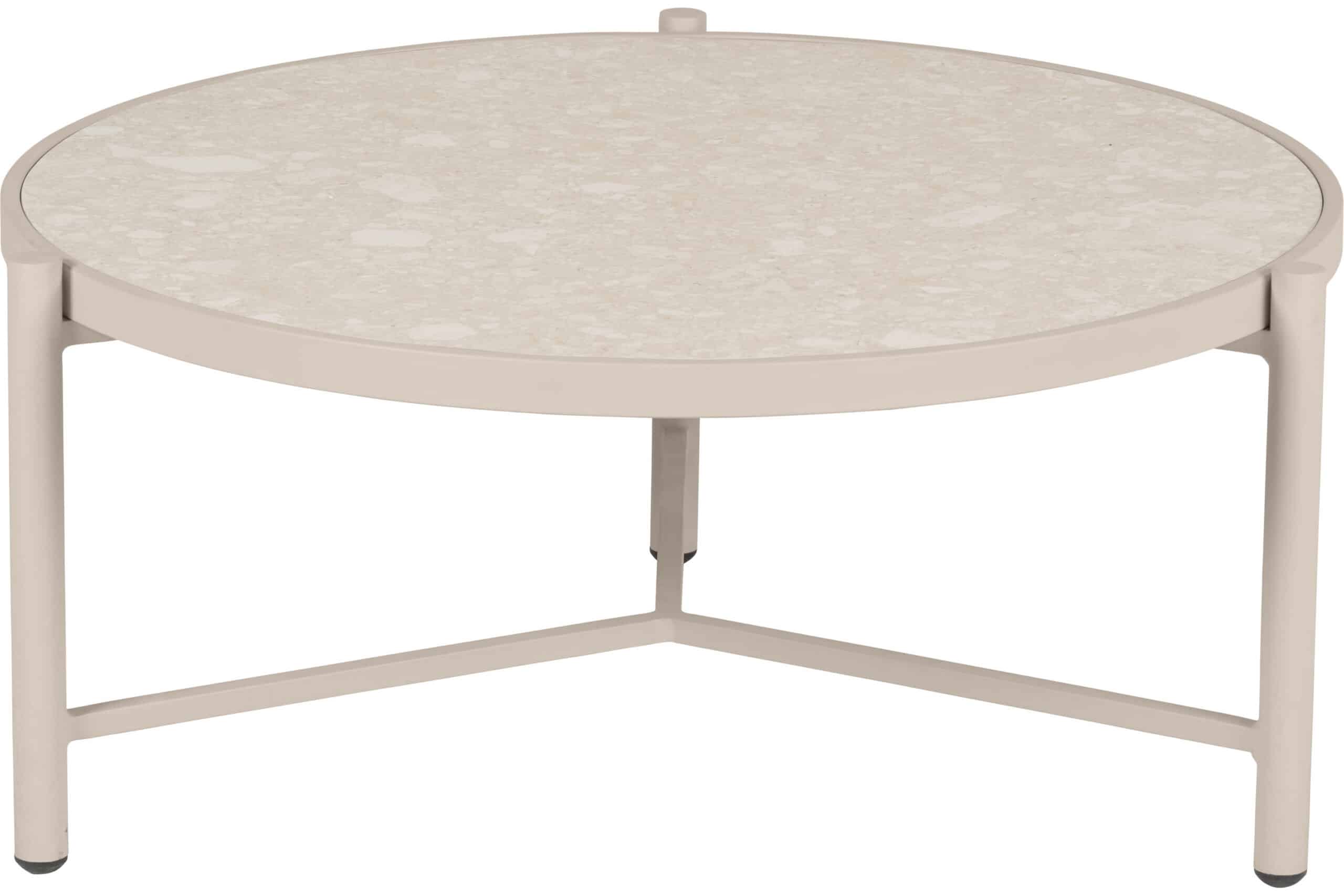 Nika sofabord Ø82 - Beige/Terrazzo Nika sofabord Ø82 - Beige/Terrazzo