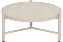 Nika sofabord Ø62 - Beige/Terrazzo