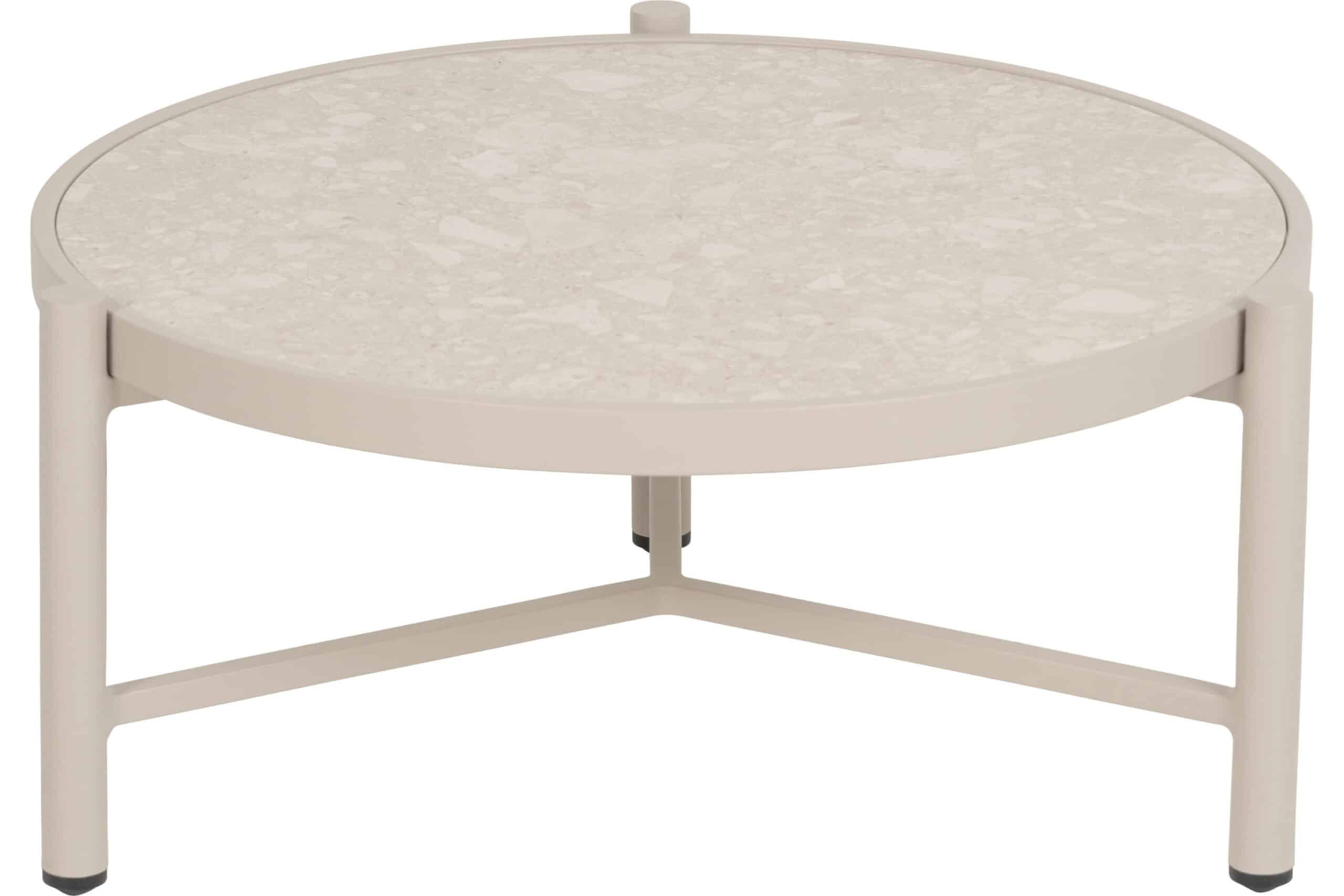 Nika sofabord Ø62 - Beige/Terrazzo Nika sofabord Ø62 - Beige/Terrazzo