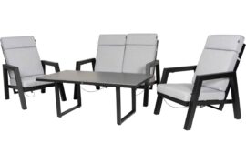 Ancona sofabord H66 - carbon black