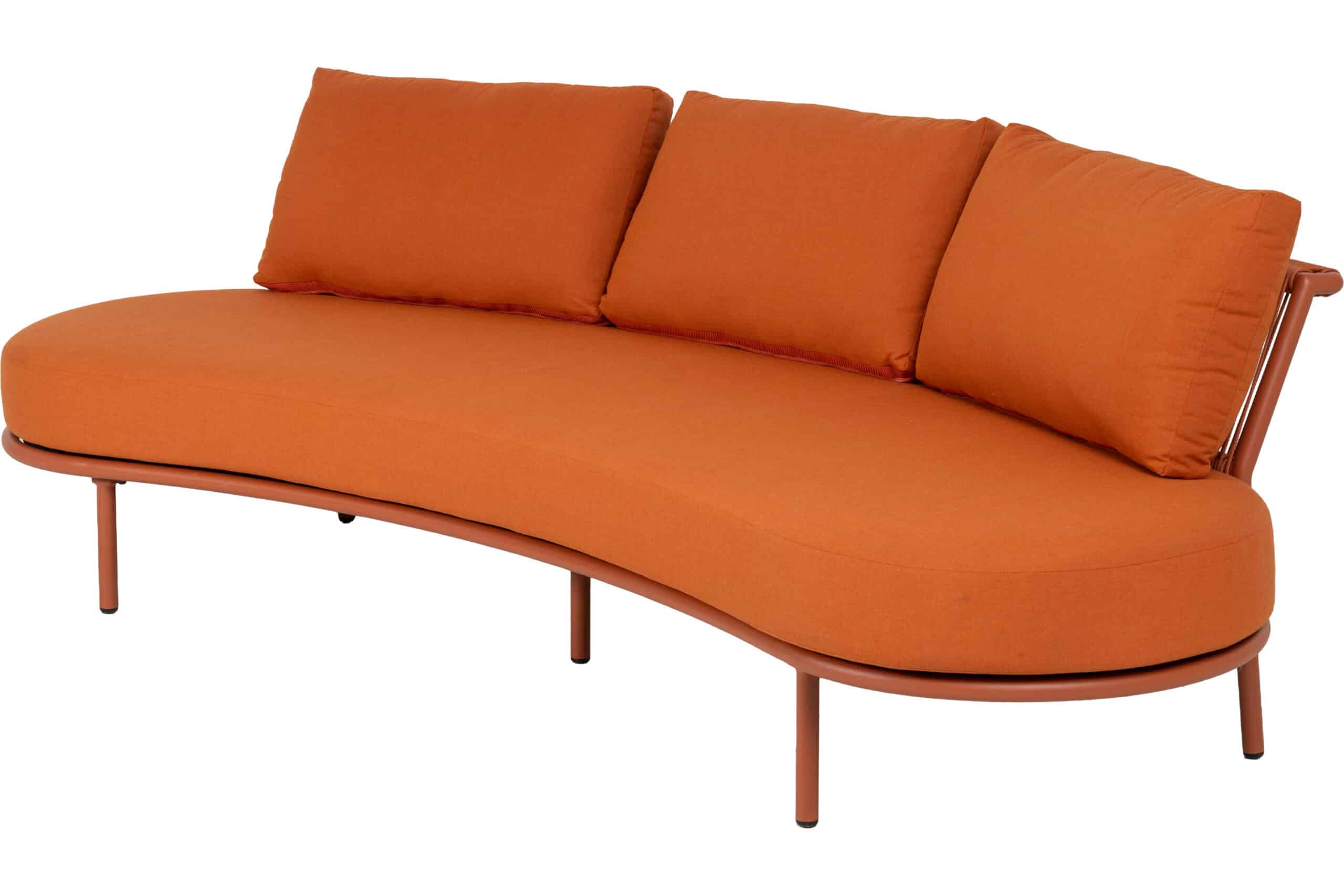 Curve 3-seter sofa - Terracotta Curve 3-seter sofa - Terracotta