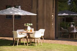 Alternative view of Solar Line parasoll Ø300 - white/light grey