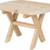 Huntsville Adirondack sidebord - Hvit Sedertre