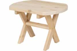 Huntsville Adirondack sidebord - Hvit Sedertre